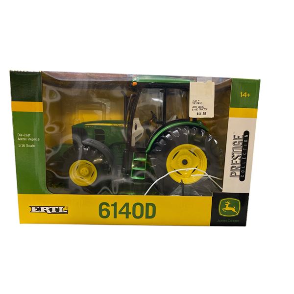 John Deere Prestige Collection 6140D -Ertl  #15012- 1:16 Scale Diecast in Original Box