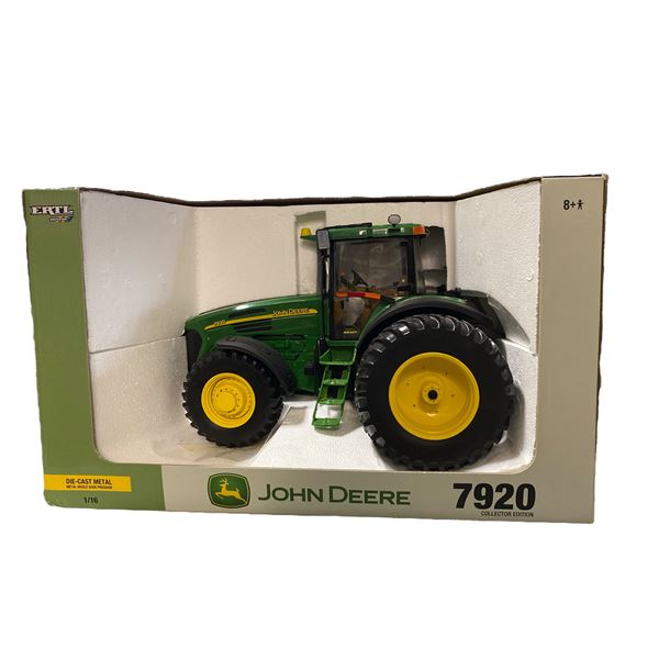 John Deere Collectors Edition 7920 Tractor - Ertl/Britians #15470A - 1:16 Scale Diecast in Original