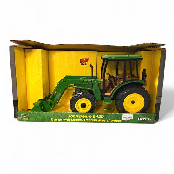 John Deere 5420 Tractor with Loader - Ertl #15357 1:16 Scale Diecast in Original Box