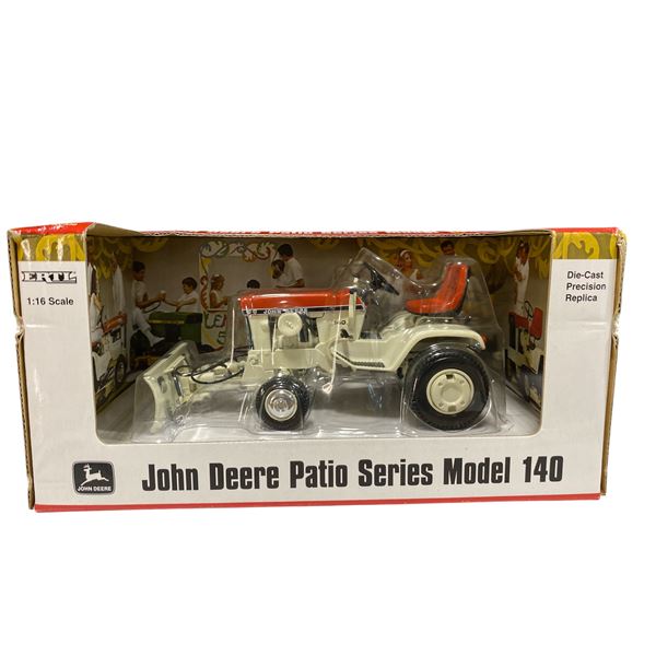 Red John Deere Patio Series Model 140 - Precision Ertl #15556 - 1:16 Scale Diecast in Original Box