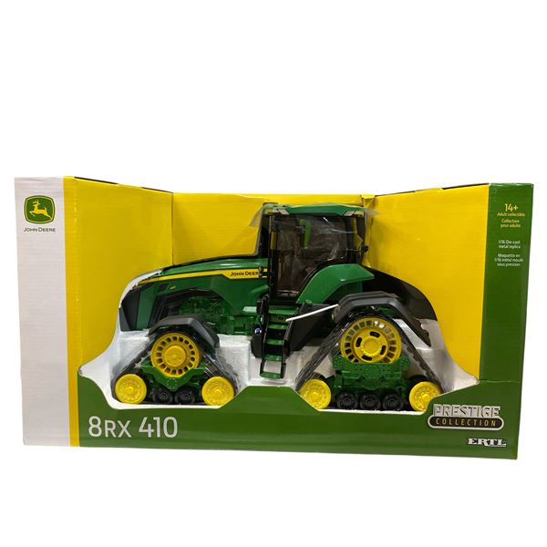 John Deere Prestige Collection 8RX 410 Tractor - Ertl #457050TP - 1:16 Scale Diecast in Original Box