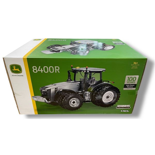 John Deere Prestige Collection 8400R Tractor - Ertl/Tomy #45644A - 1:16 Scale Diecast in Original Bo