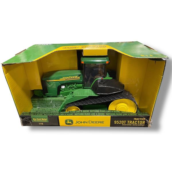 John Deere Dealer Editon 9520T Tractor - Ertl/Britians  #15839 - 1:16 Scale Diecast in Original Box