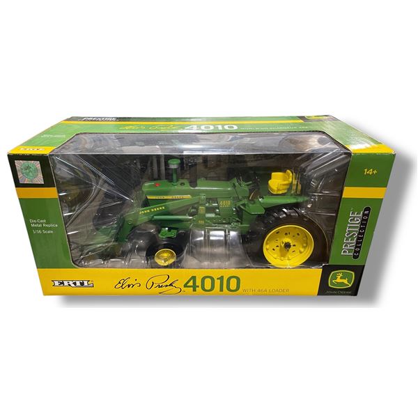 John Deere "Elvis Presley" Prestige Collection 4010 Tractor with 46A Loader - Ertl #45767 - 1:16 Sca