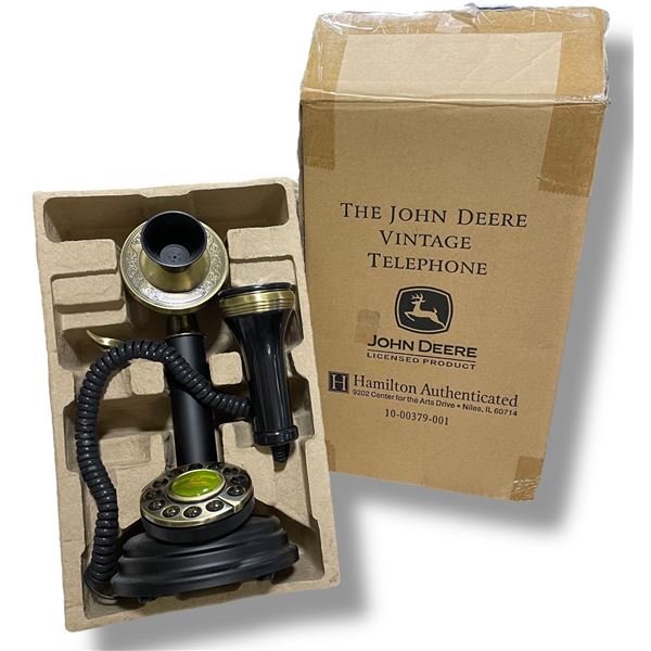 Model of the John Deere Vintage Telephone in Original Box