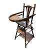 Image 2 : Vintage Wood Child's Chair & Doll's High Chair