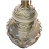 Image 2 : Large Glazed Ceramic Lamp Base  - 21" Tall x 10" Diameter - No Shade