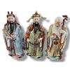 Image 1 : 3 Vintage Asian Deity Statues in Excellent Condition - 24: tall x 12" wide
