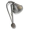 Image 1 : Perforated Metal Cone Lamp with Gear & Chain Base