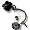 Image 1 : Bicycle Wheel & Headlamp Design Lamp