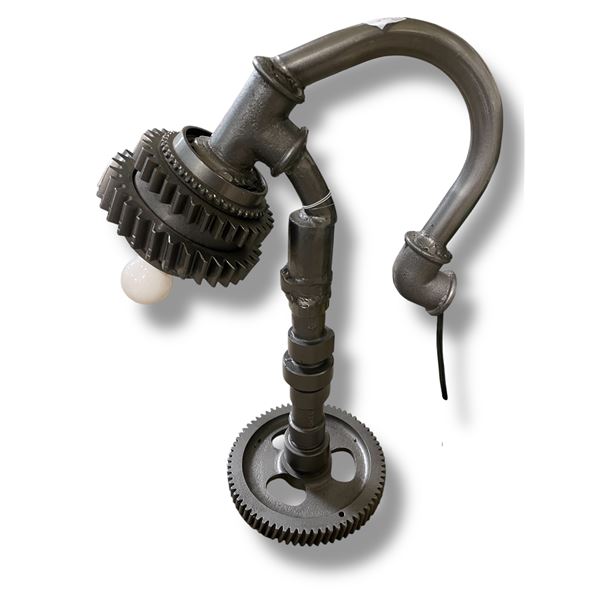 Gear & Pipe Desk Lamp