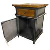 Image 2 : Industrial Wood & Metal Cabinet