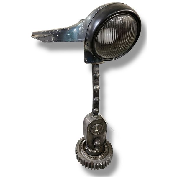 Industrial Lamp with Motorcycle Tank Housing