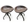 Image 1 : Pair of Industrial Tractor Seat Stools