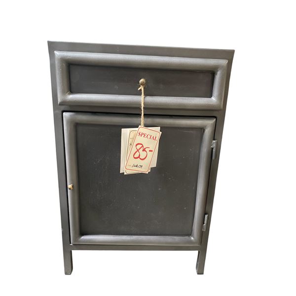 RH Iron Bedside Cabinet (16 x 17 x 24")