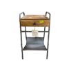 Image 1 : Mango/Iron Side Table (16 x 17 x 27 1/2")