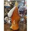 Image 2 : Vintage Italian Glass 17" Statue - One hand missing