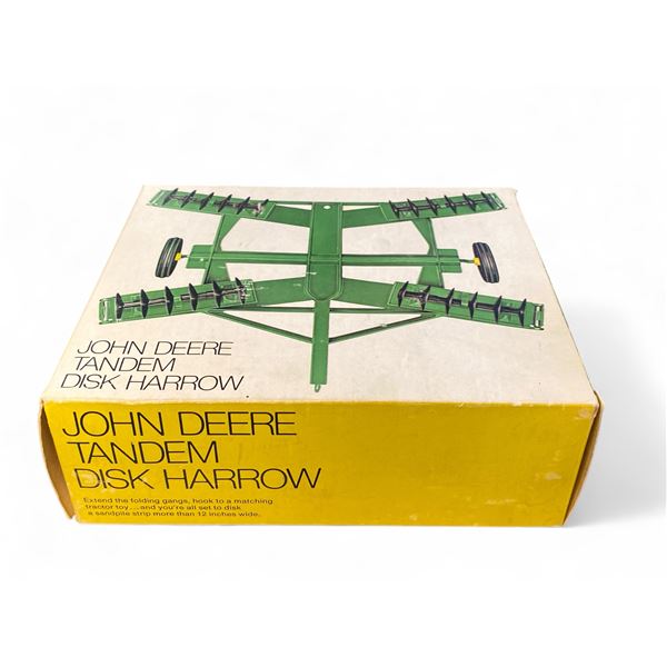 Vintage John Deere Disk Harrow In Original Box