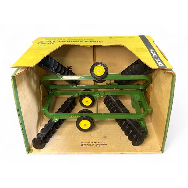 Vintage John Deere 220 Power-Flex Disk 1/16 Die Cast Metal 583 In Original Box
