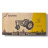 Image 2 : Vintage John Deere Row Crop Tractor 1/16 Scale Diecast Metal #911 Green In Original Box