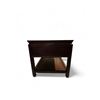 Image 2 : Pair of Asian Design Rosewood Coffee Tables with Drawers- 22" x 22" x 22" tall