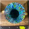 Image 3 : Venetian Glass Millefiori Style 8" Vase with Museum Company Box