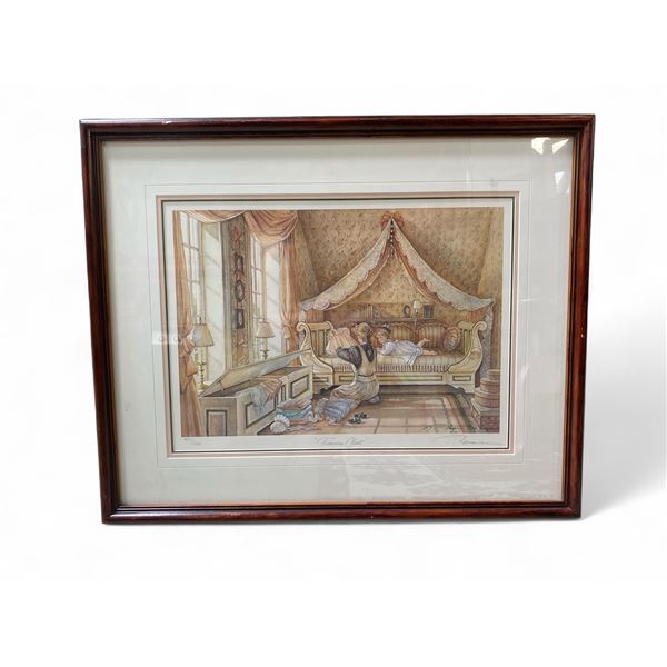 Signed Ltd. Edition Print "Treasure Chest" By Trisha Romance - #1477/1500 - 29" x 24"