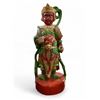Image 1 : Vintage Hand Carved Wooden  Deity Statue - 16" Tall - Believed to be Taiwanese