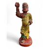 Image 1 : Vintage Hand Carved Wooden Asian Deity Statue - 15" Tall