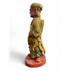 Image 2 : Vintage Hand Carved Wooden Asian Deity Statue - 15" Tall
