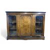 Image 1 : Antique Sideboard with 1 Wood & 2 Glass Doors - 15" deep x 60" wide x 43" tall