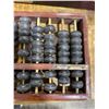 Image 3 : Vintage 7" x 18" Wood Abacus