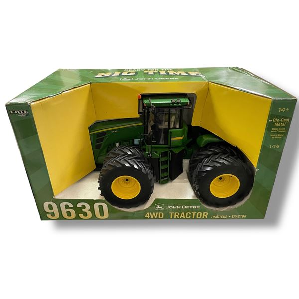 John Deere 9630 4WD Tractor 1/16 Scale Diecast Metal 15898A In Original Box