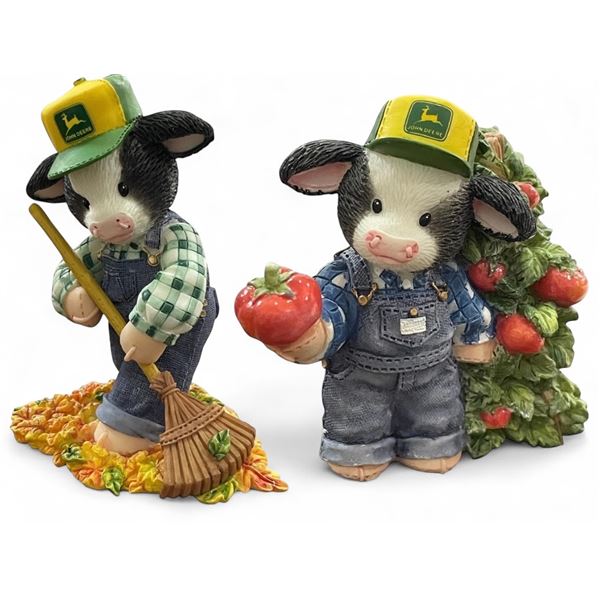 Mary Moo Moo's John Deere Theme Cows In Original Box