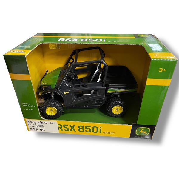 John Deere RSX 850i Gator Diecast Replica 1/16 Scale #45296 In Original Box