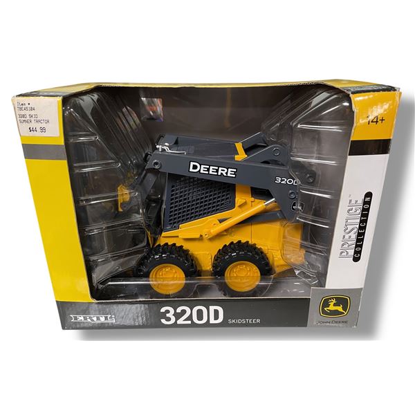 John Deere Industrial 320D Skid Steer Prestige Collection 1/16 Scale Diecast Metal