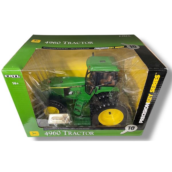 John Deere 4960 Tractor Diecast Replica Collectors Key & Key Fob 10 Precision Key Series 45238 In Or