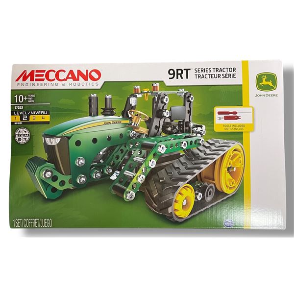 Meccano John Deere 9RT Series Tractor, Engineering & Robotics Kit