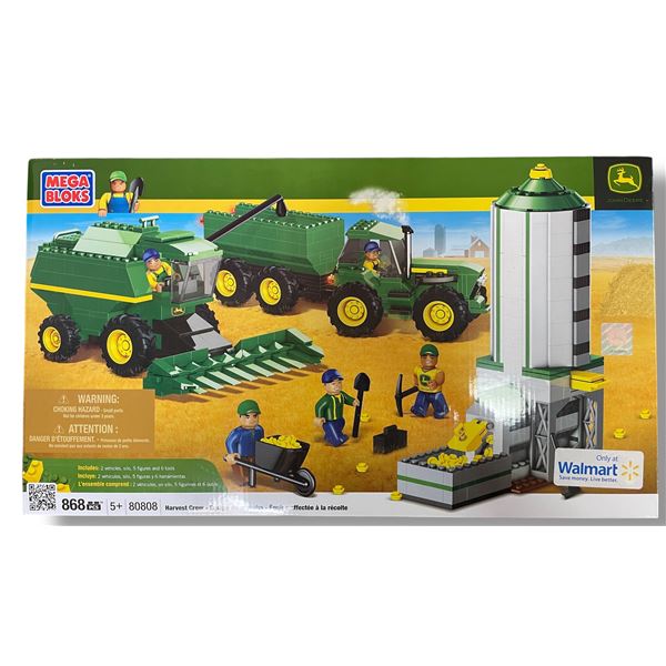 Mega Bloks John Deere Harvest Crew Set 868 pcs