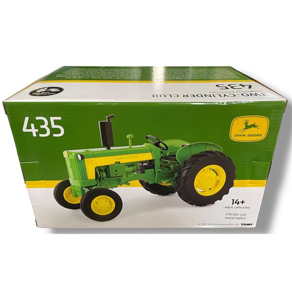 John Deere 435 Two-Cylinder Club Limited Edition 1/16 Diecast Metal In Original Box (Green)