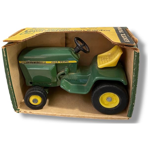 Vintage John Deere Lawn & Garden Tractor Diecast Toy in Original Box