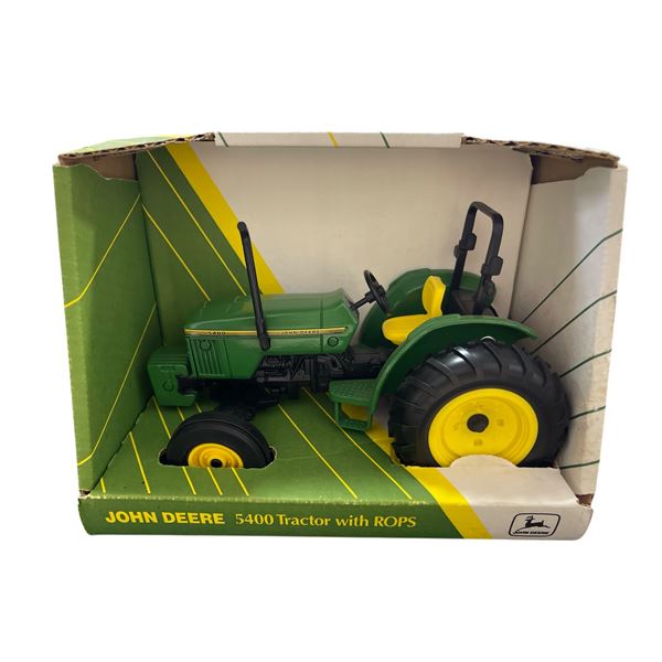 John Deere 5400 Tractor w/Rops #5846 1/16 Scale Diecast Metal In Original Box