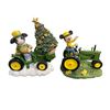 Image 1 : John Deere Character Figurine Tractors - Mickey Mouse & Cow with Christmas Tree
