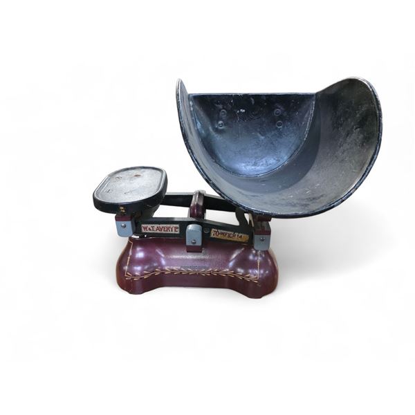 Vintage W. & T. Avery Scoop Balance Scale - No Weights