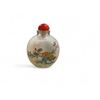 Image 2 : 4 Hand Painted Glass Perfume Bottles - 3" Tall