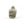 Image 3 : 4 Hand Painted Glass Perfume Bottles - 3" Tall