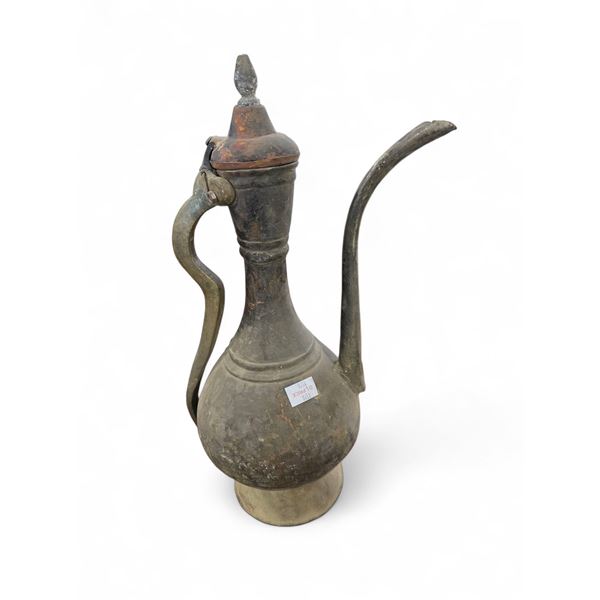 Antique Copper Pitcher from Cairo, Egypt - 20" Tall x 10" Diameter