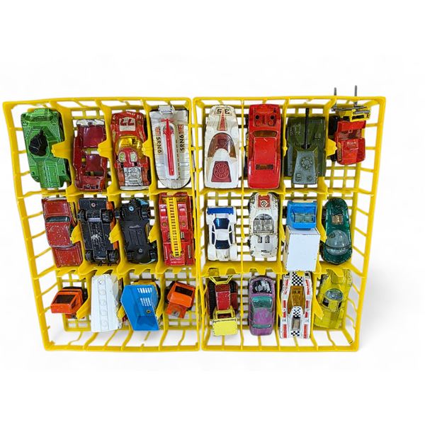 2 Trays of Vintage Hot Wheels & Other Cars - 24 Cars in total