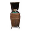 Image 1 : Antique Victor-Victrola Gramophone in Cabinet