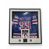 Image 1 : Wayne Gretzky Signed and Framed #99 Starter Jersey with COA - 42" x 46" framed